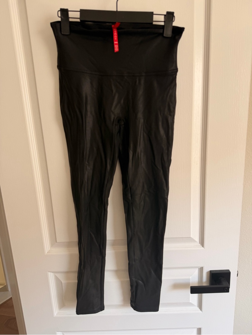 Spanx faux leather High-Waisted Black Women's Leggings